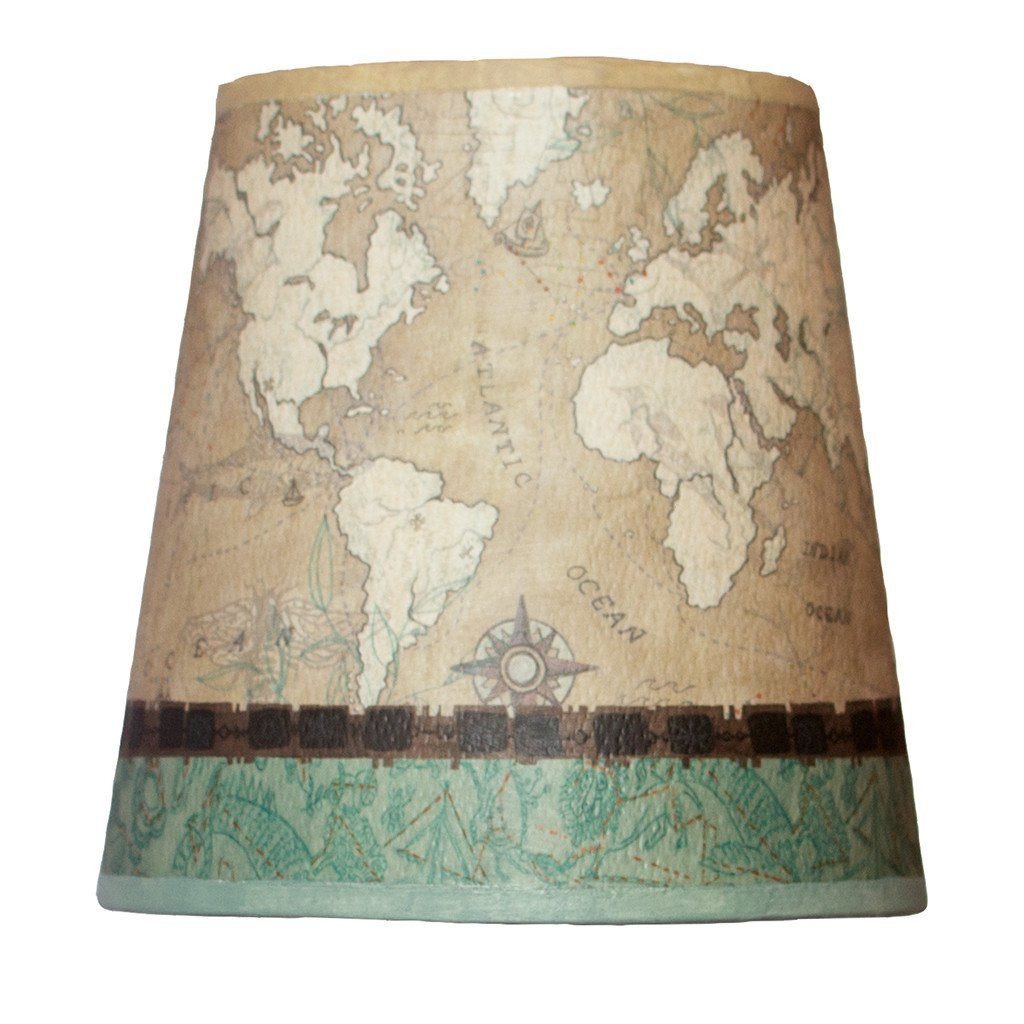 Voyages in Sand Accent Drum Lamp Shade