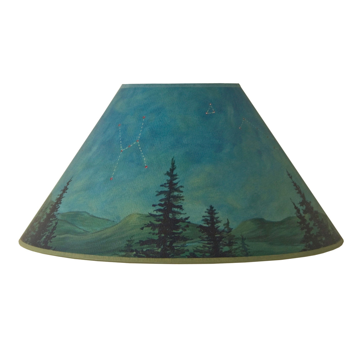 Large Conical Lamp Shade in Midnight Sky